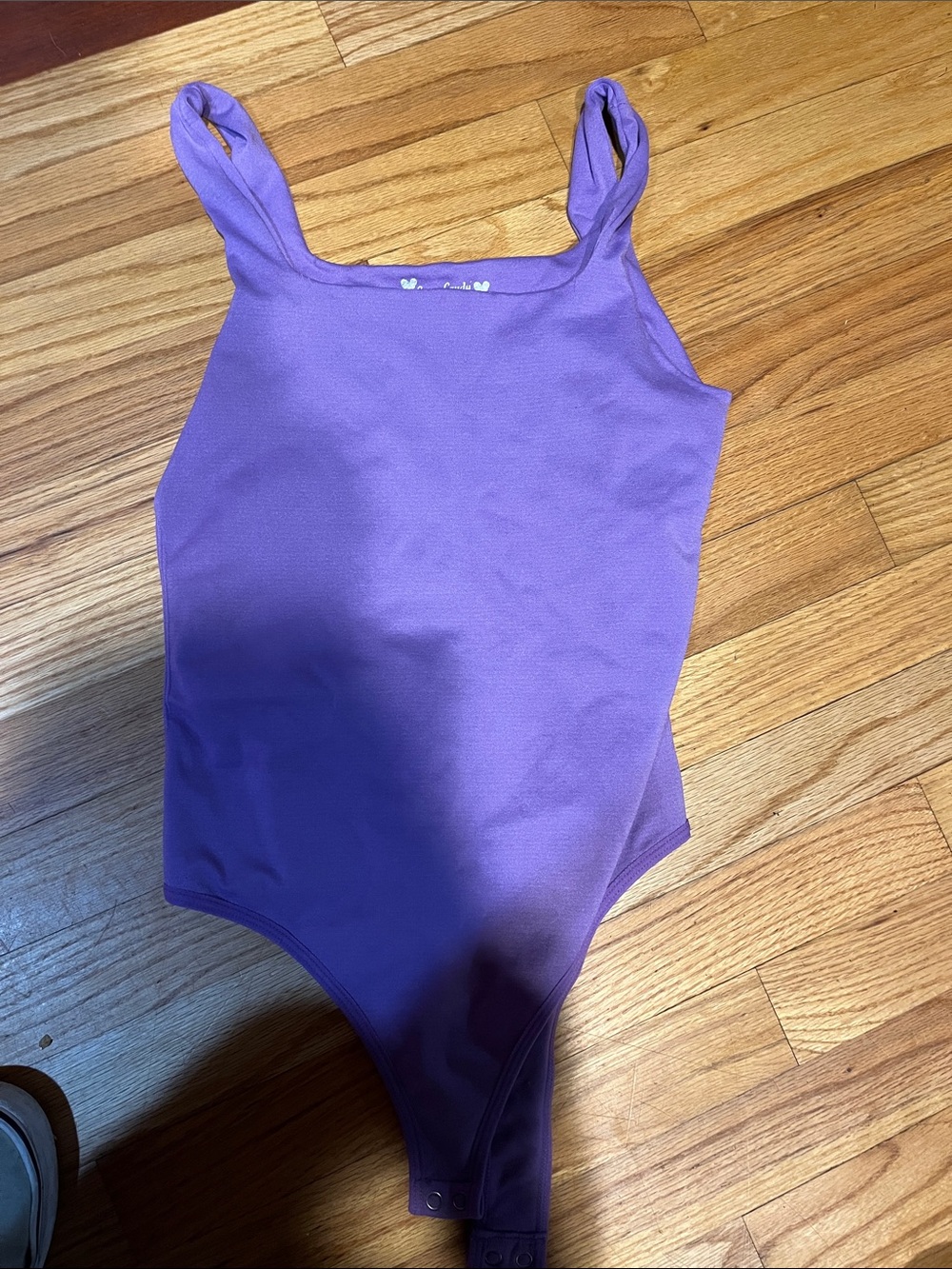 Purple Sleeveless Bodysuit